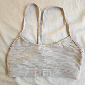 Lululemon Flow Y Bra Nulu Wee Are From Space Nimbus Battleship 4 B/C cup